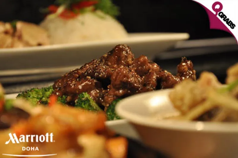 For QR125 Dine on a 4 Course Set Menu Dinner in the Asia Live Restaurant at the Doha Marriott! (Up to QR250 Value)